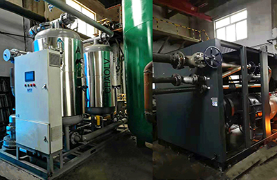 100m3“微熱再生吸附式干燥機(jī)+水冷型冷凍式干燥機(jī)”精密過濾器
